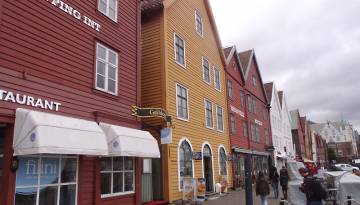 Bergen: Hanseviertel Bryggen