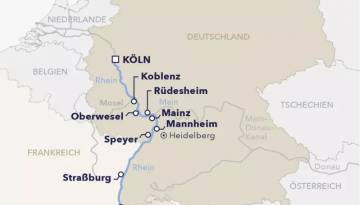 Amadeus Imperial: Silvesterkreuzfahrt auf dem Rhein