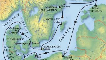MS Amadea: Jubiläumsreise in die Ostsee