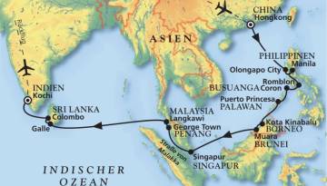 MS Amadea: Von Hongkong bis Kerala