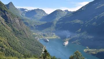 Norwegen: Postschiff Route