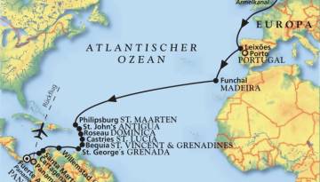 MS Amera: Von der Weser bis Panama
