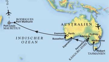 MS Amera: Von Sydney nach Mauritius