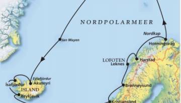 MS Artania: Norwegen, Spitzbergen, Island