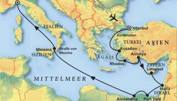 MS Artania: Östliches Mittelmeer