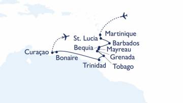 MS Hamburg: Von Martinique bis Curacao