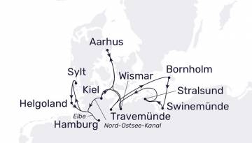 MS Hamburg: Häfen der Nord- und Ostsee