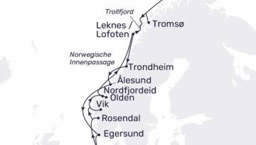 MS Hamburg: Norwegen mit Nordkap