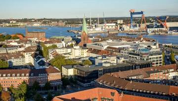 Blick auf Kiel