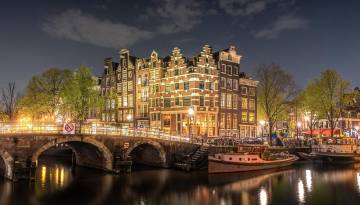 Amsterdam bei Nacht