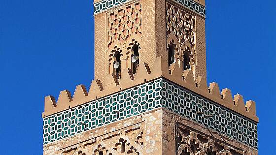 Marokko, Marrakesch: Koutoubia-Moschee
