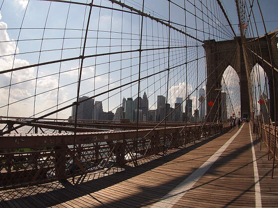 New York, USA : Brooklyn Bridge