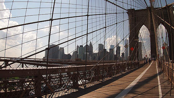 New York, USA : Brooklyn Bridge