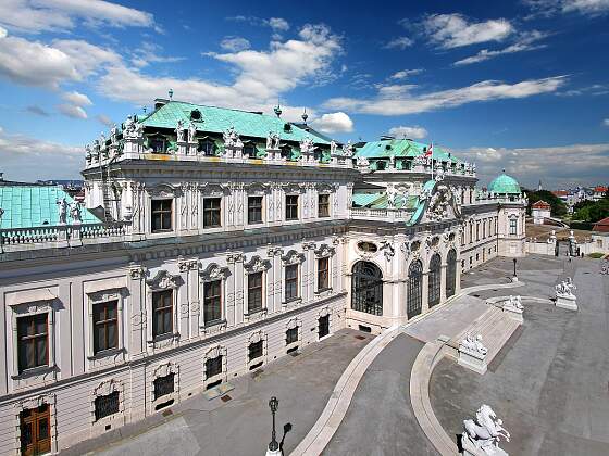 Wien: Schloss Belvedere - Eingang