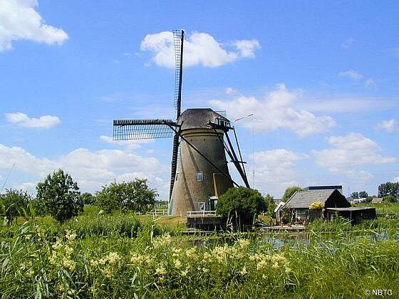 Südholland: Mühlen von Kinderdijk