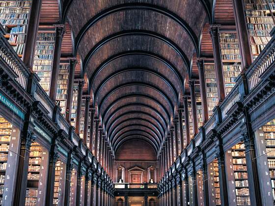 Dublin: Trinity College - Bibliothek