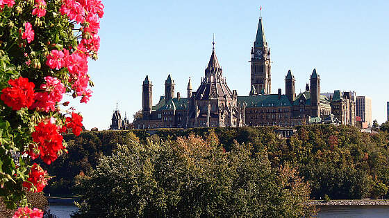 Ostkanada - Ottawa: Parliament Hill (Parlamenthügel)