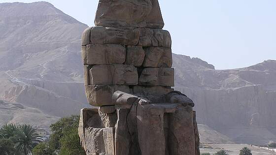 Memnon Koloss, Ägypten