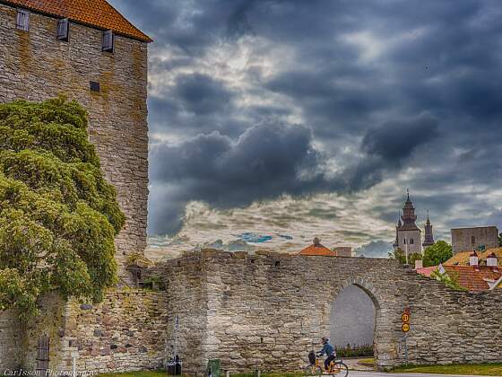 Gotland: Stadtmauer von Visby