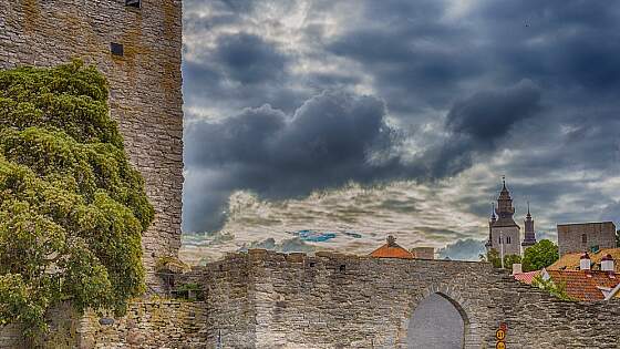 Gotland: Stadtmauer von Visby