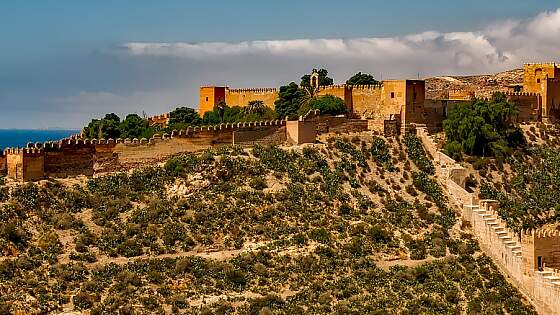 Spanien, Malaga: Burg Alcazaba