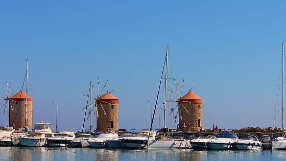 Griechenland, Rhodos Stadt: Mandraki