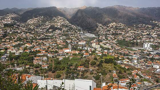 Madeira, Funchal: Stadtpanorama