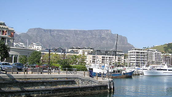 Kapstadt: Blick auf den Tafelberg