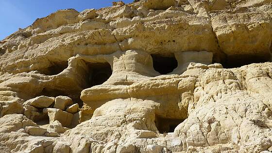 Kreta, Griechenland: Höhlen von Matala