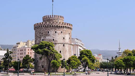 Thessaloniki, Nordgriechenland: der Weiße Turm