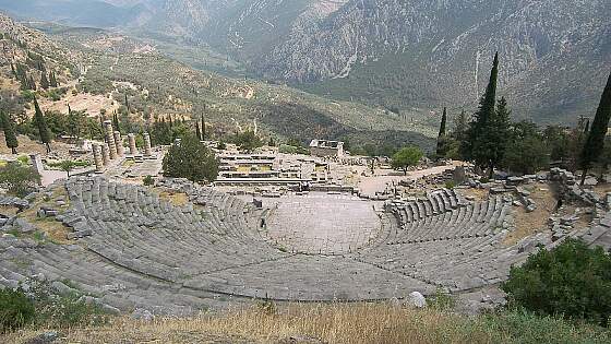 Griechenland: Amphitheater von Delphi