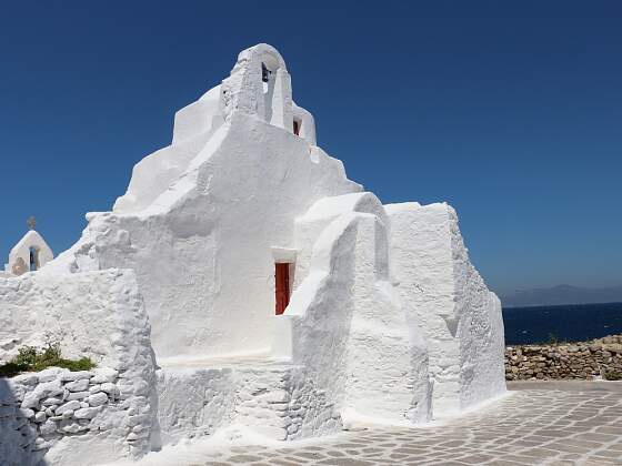 Mykonos, Kykladen: Panagia Paraportiani