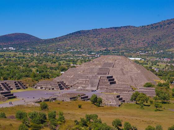 Mexiko: Blick über Teotihuacan
