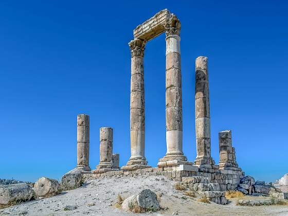 Zitadellenhügel in Amman, Jordanien