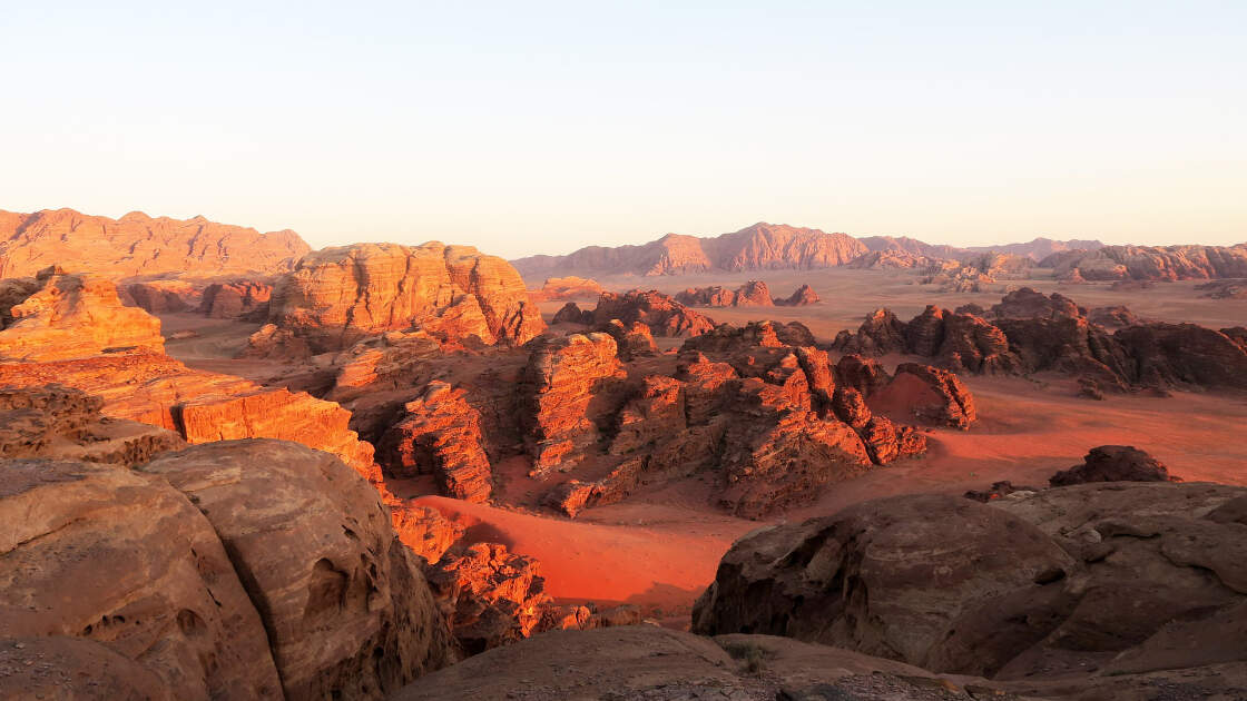 Jordanien: Wadi Rum - "Tal des Mondes"