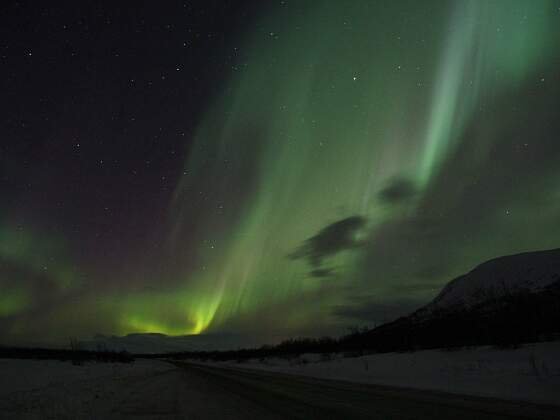 Polarlichter im schwedischen Lappland
