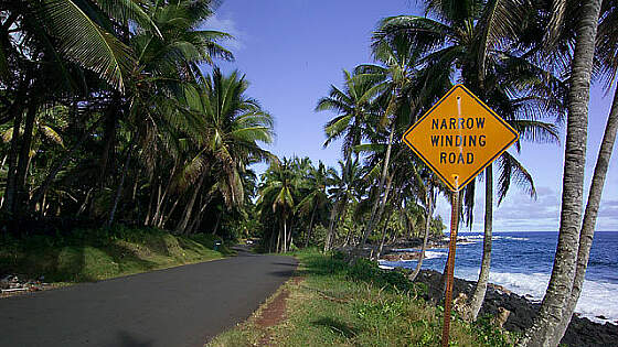 USA, Hawaii - Oceanside Driva Puna