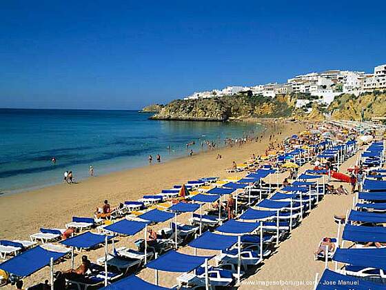 Algarve: Strand von Albufeira