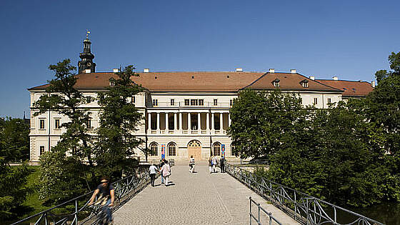 Stadtschloss Weimar, Blick von der Schlossbrücke