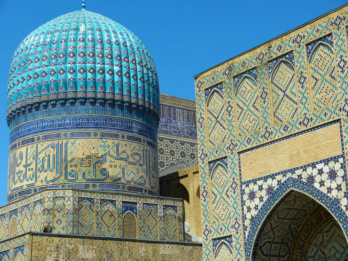 Usbekistan: Bibi Khanum-Moschee in Samarkand