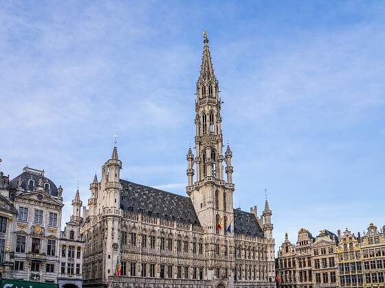 Brüssel: Grand Place Rathaus