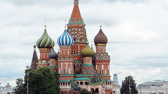 Russland, Moskau: Basilius Kathedrale