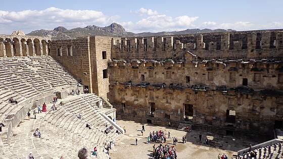 Südtürkei: Amphitheater Aspendos