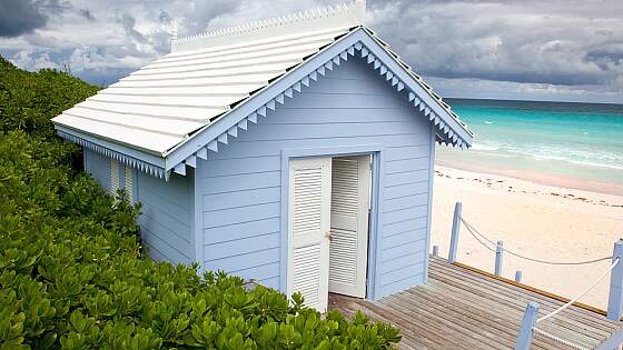 Bahamas: am Strand von Grand Bahama