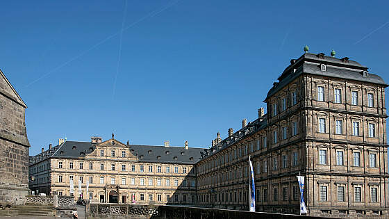 Bamberg neue Residenz auf dem Domplatz