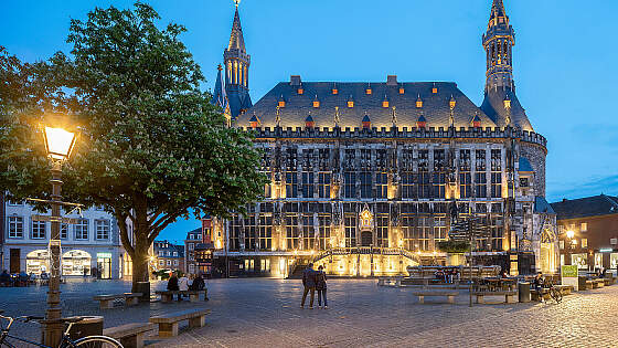 Aachener Rathaus Nordfassade