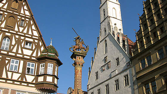 St. Georgsbrunnen Rothenburg ob der Tauber