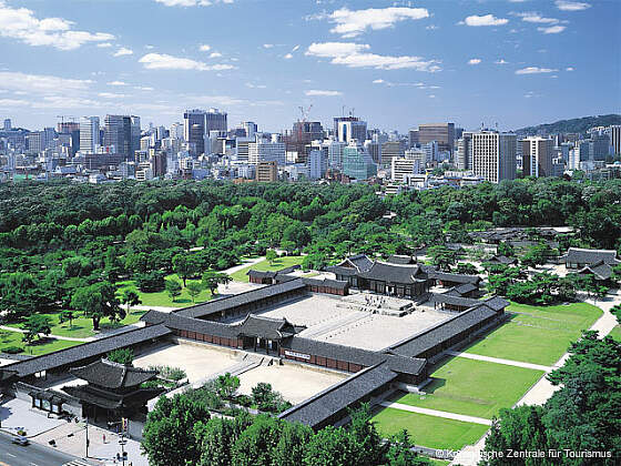 Blick auf Gyeongbokgung