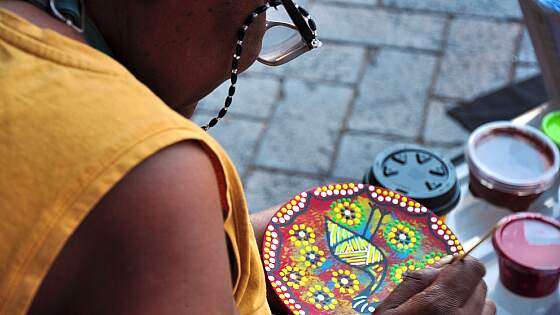 Alice Springs, Australien: Aborigines
