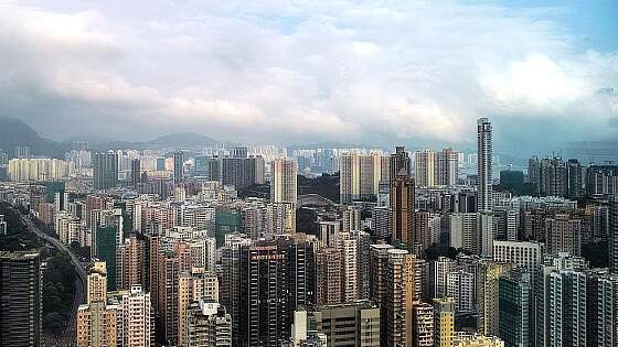 Hongkong: Blick auf Kowloon